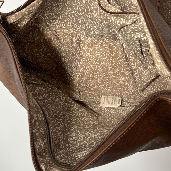 Joy Susan Megan Carry All Tote and Purse Vegan Brown Set of 2 - Picture 4 of 15